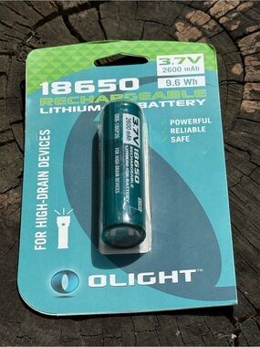 🔋18650 3.7V 2600mAh Rechargeable Lithium Battery - Teal
